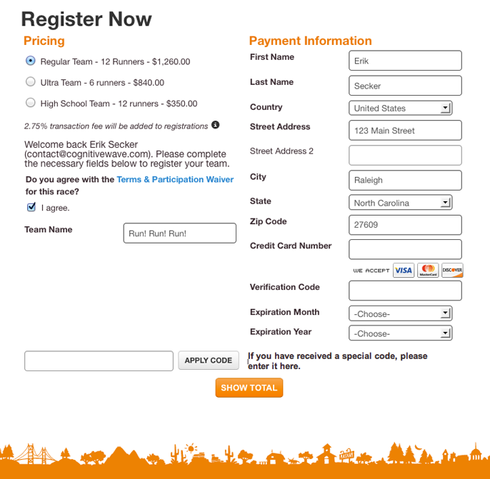 Registration Form